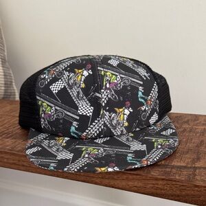 George Hats Kids BMX Graphic Black Hat